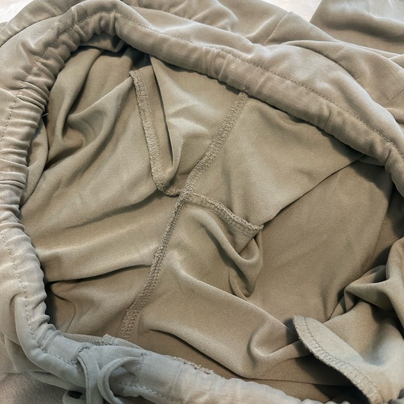 Lightweight Olive Green Joggers - Picture 12 of 14